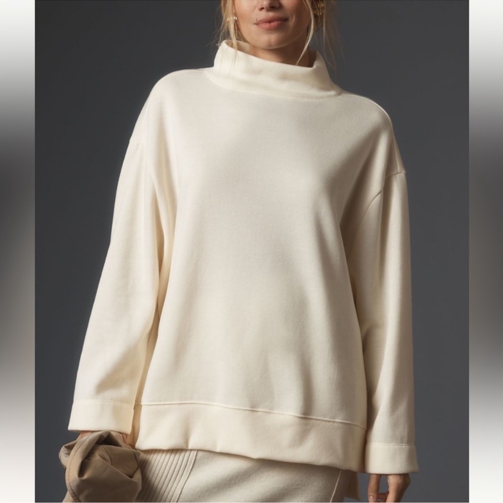 Anthropologie Maeve Funnel Neck Tunic Pullover XL - Picture 3 of 9